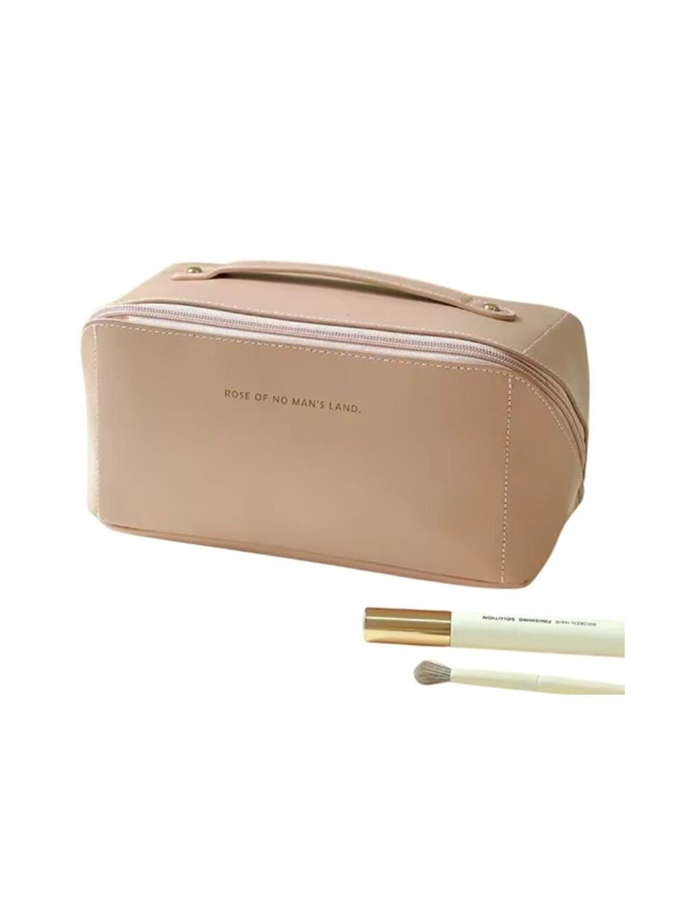 Rose of No Man's Land zip close travel cosmetic toiletry bag A3 2958